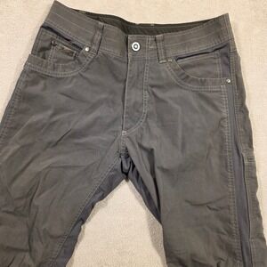 Kuhl Radikl Men 32x30 Gray Hiking Pant Hybrid Enduro Fabric Stretch Work Trouser